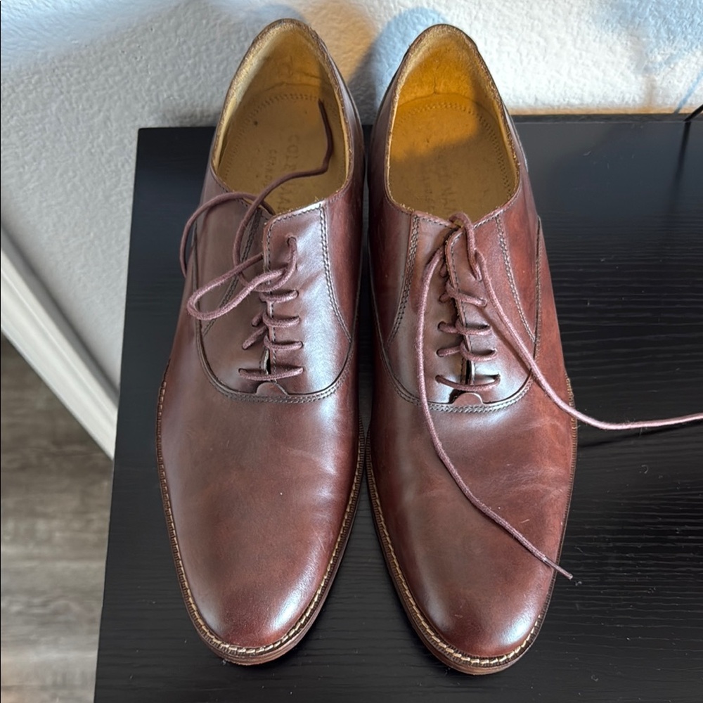 Cole Haan Brown Leather Oxford Shoes